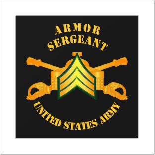 Armor - Enlisted - Sergeant - SGT Posters and Art